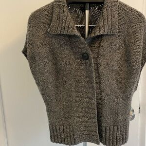 Theory sweater vest Marled black